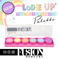 Fusion Body Art Lodie Up Pastels Delight Palette (FUSION -PASTELS DELIGHTS **PALETTE**)